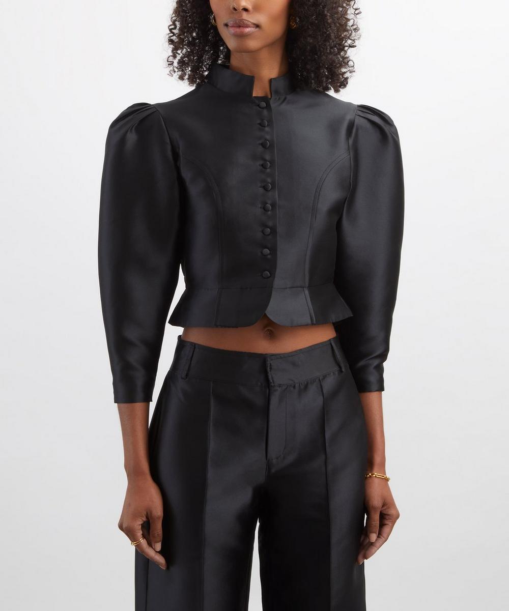 Liberty London Destree Amoako Silk-Blend Jacket