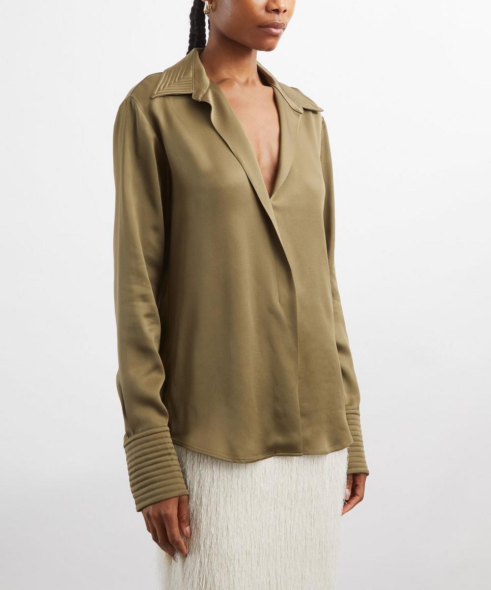 Liberty London Dries Van Noten Celinta Satin Shirt