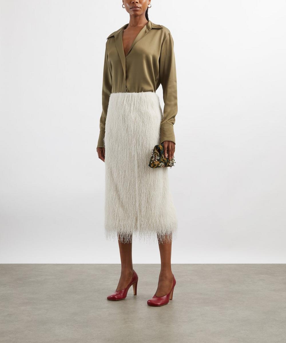 liberty london Dries Van Noten Celinta Satin Shirt