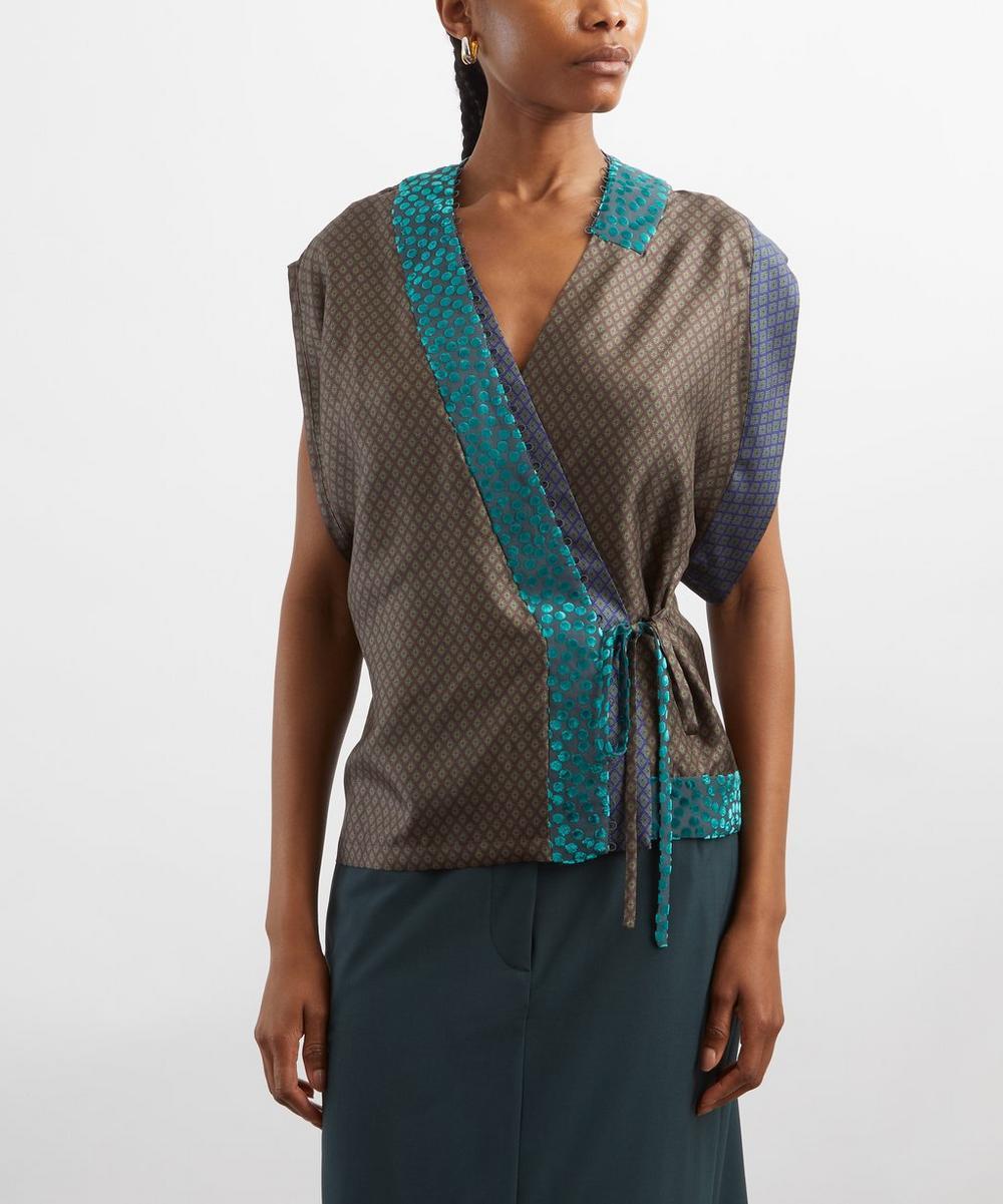 Liberty London Dries Van Noten Clematia Print Top