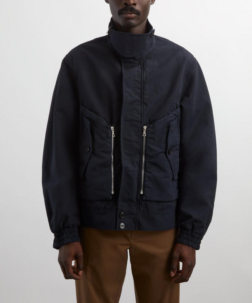 Liberty London Dries Van Noten Navy Shell Jacket