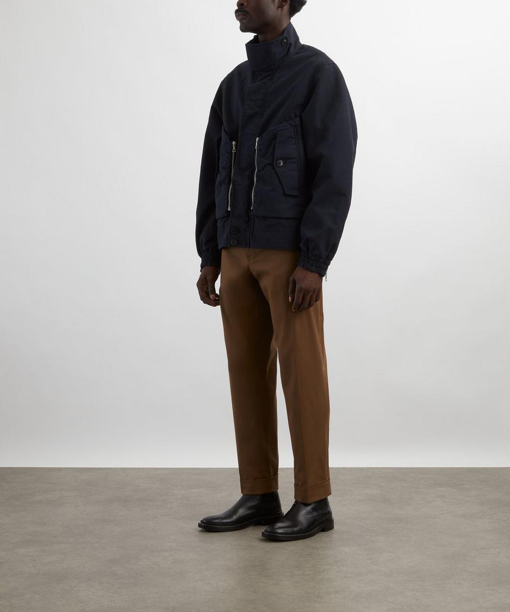 liberty london Dries Van Noten Navy Shell Jacket