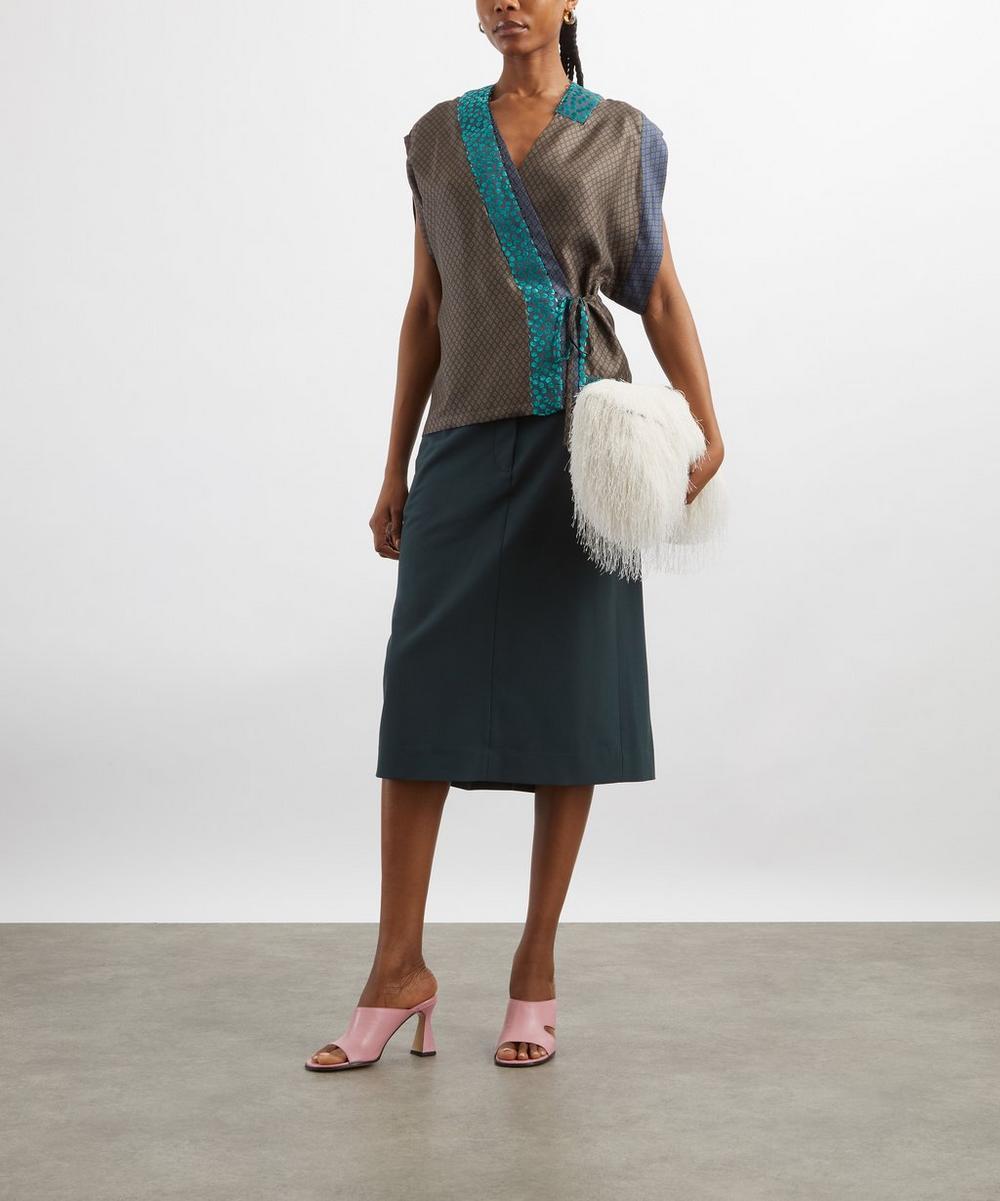 liberty london Dries Van Noten Sandora Midi Skirt