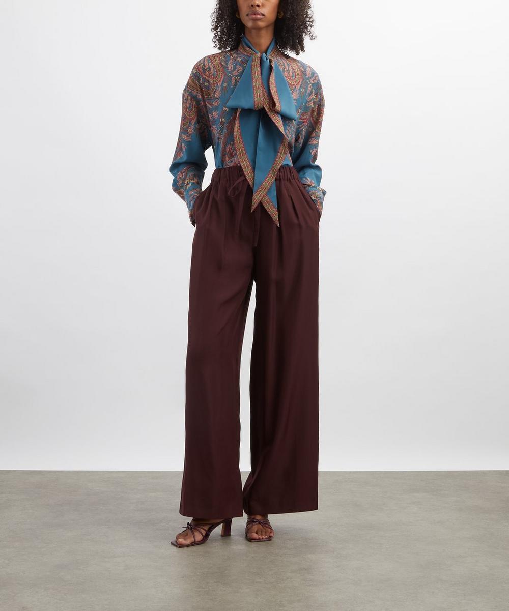 liberty london Etro Floral Silk Blouse