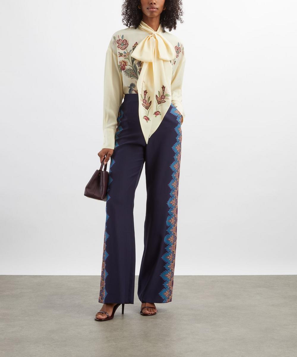 liberty london Etro Floral Silk Blouse
