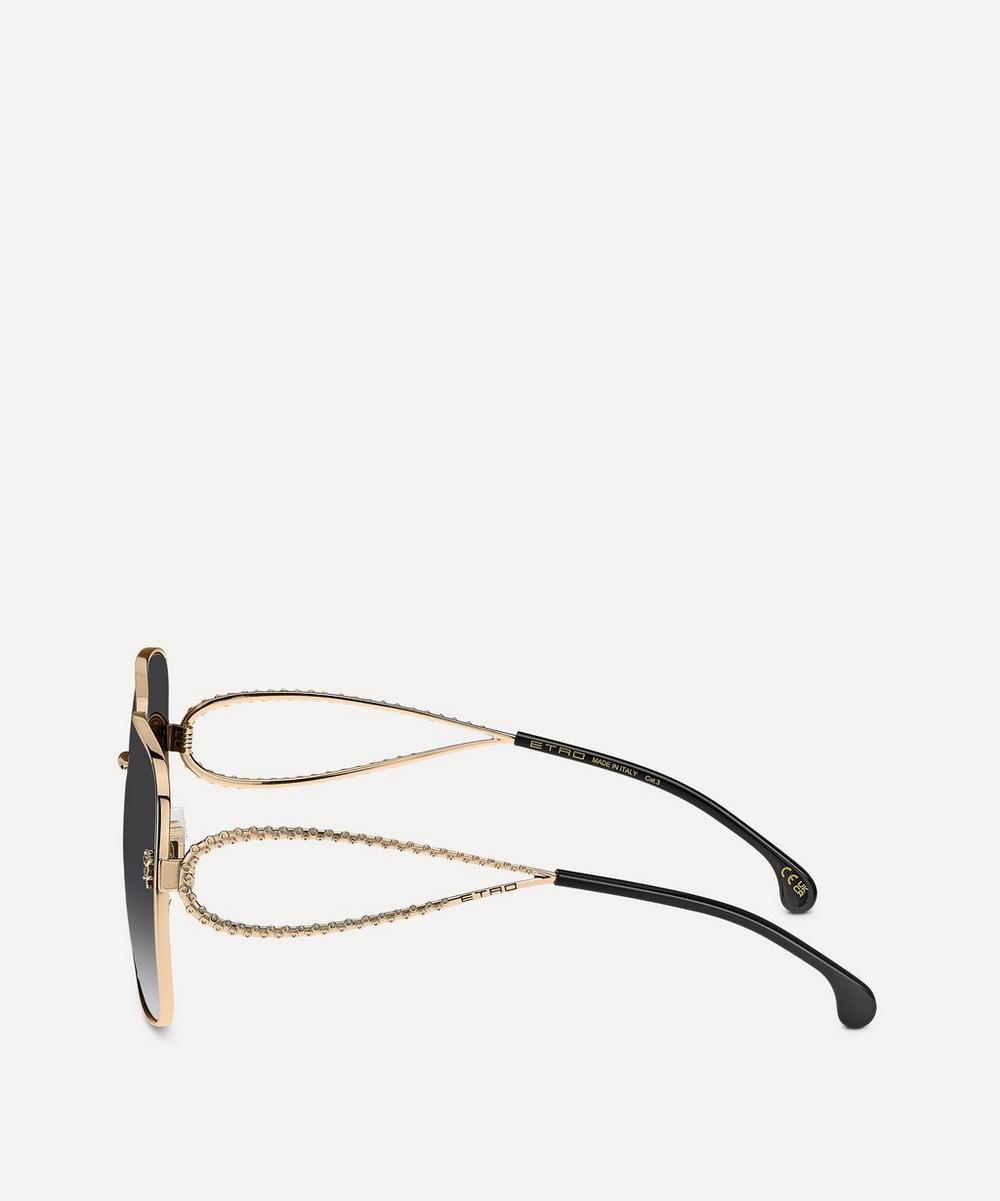 Liberty London Etro Paisley Aviator Sunglasses