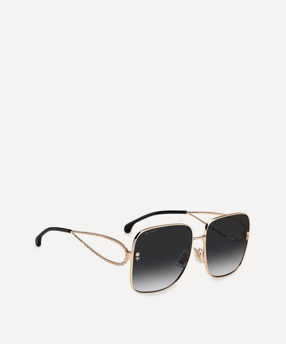 liberty london Etro Paisley Aviator Sunglasses