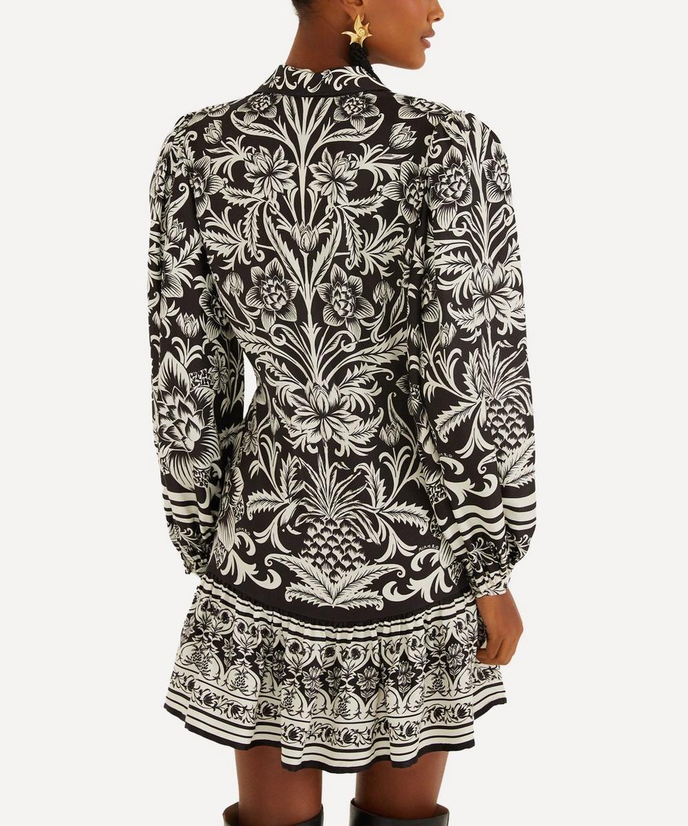 liberty london FARM Rio Black Lisbon Mini Dress