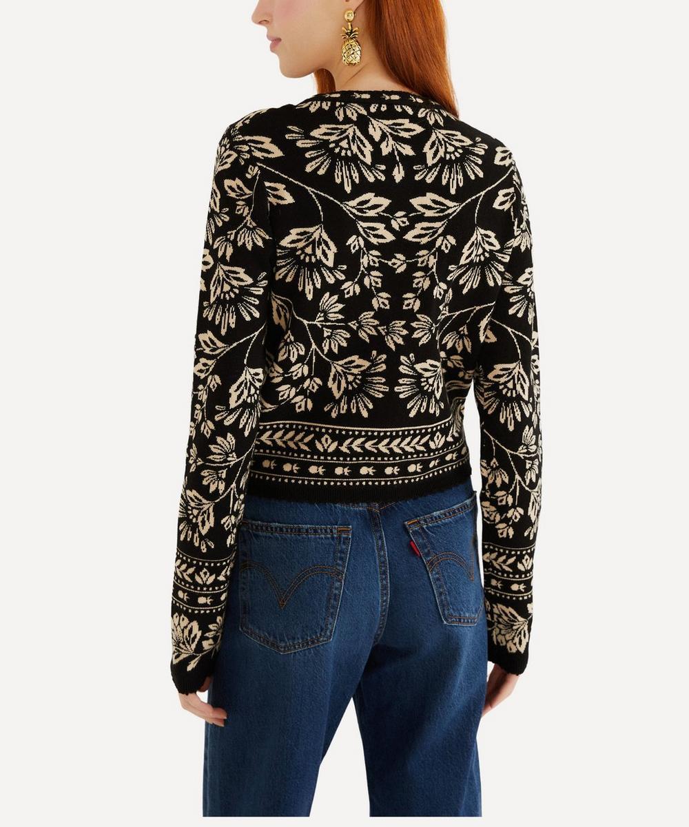 liberty london FARM Rio Flower Bloom Knit Cardigan