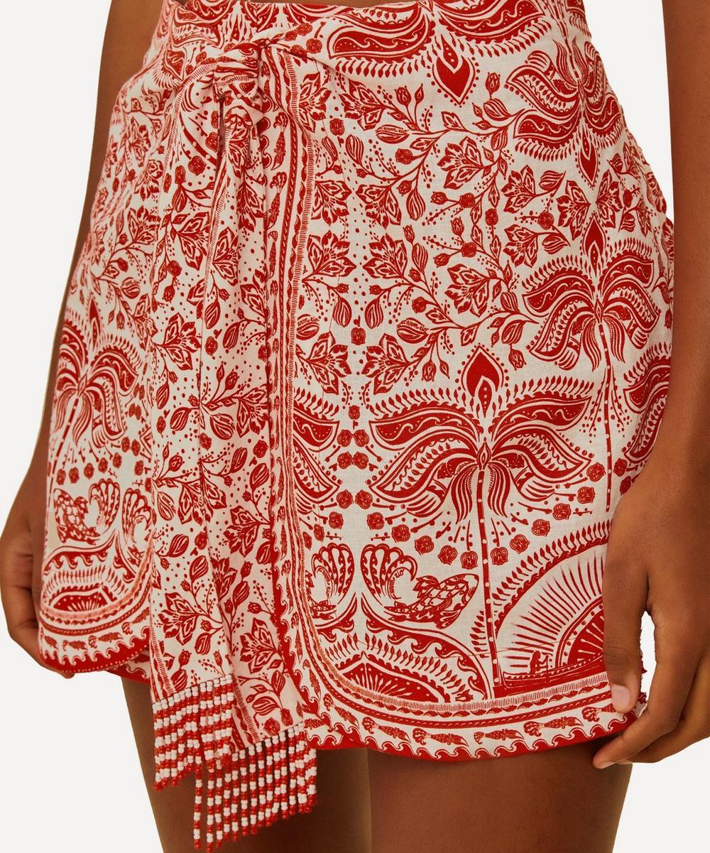 liberty london FARM Rio Red River Ride Shorts