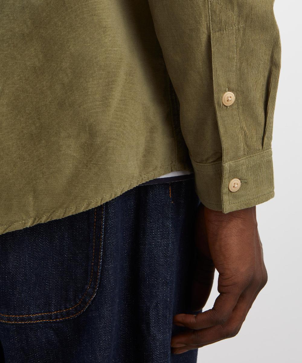 Liberty London Folk Direction Babycord Shirt