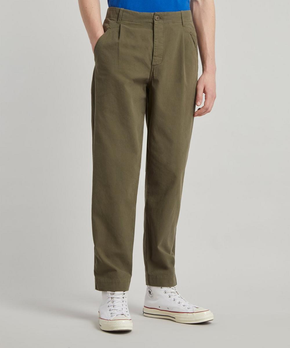 liberty london Folk Khaki Assembly Pants