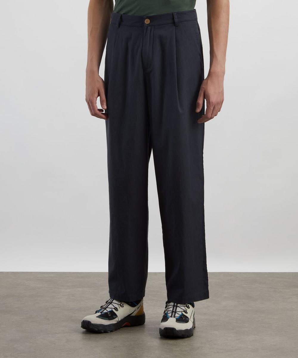 Liberty London Folk Slate Wide Fit Trousers