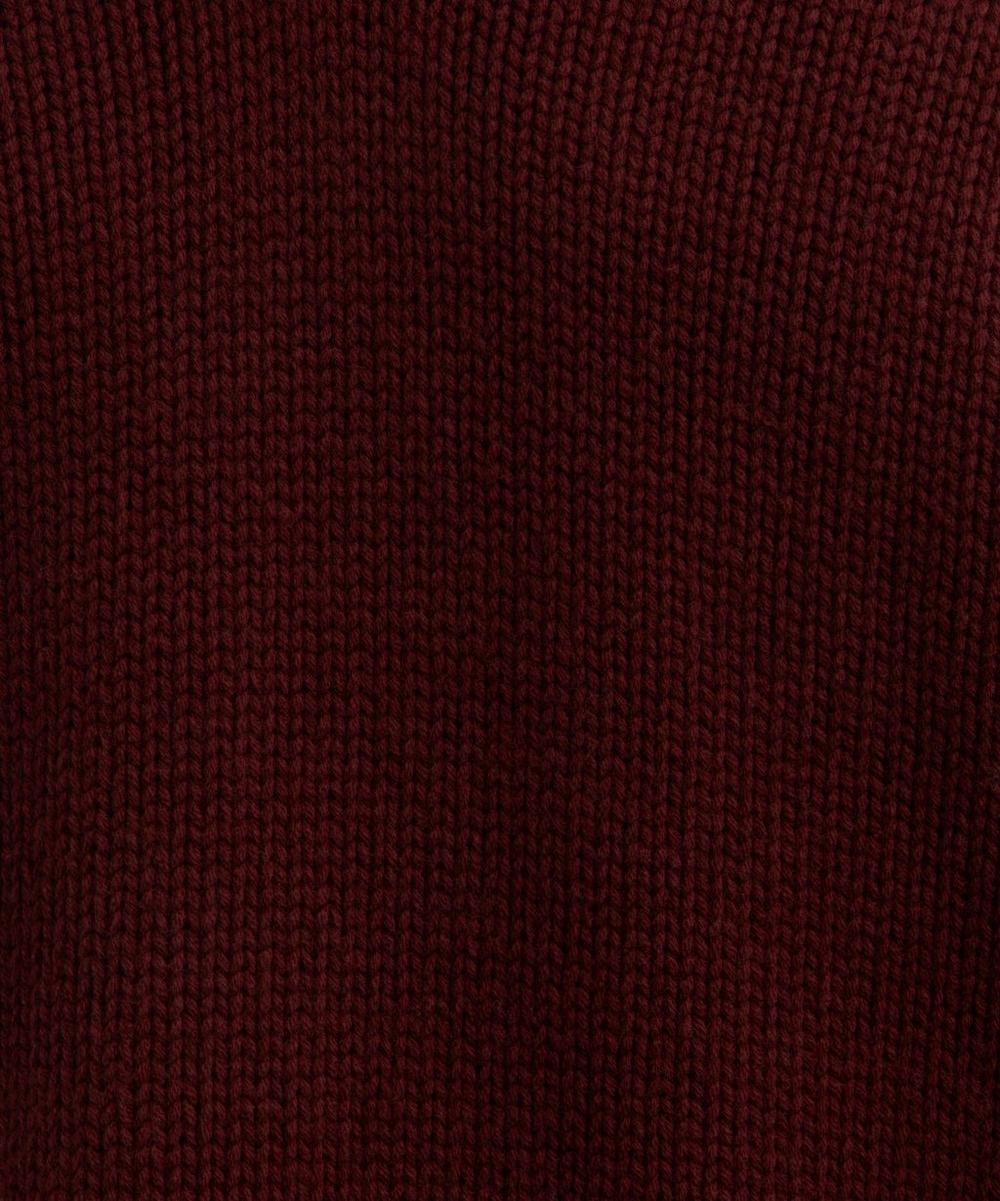 Liberty London Frame Burgundy Oversized Jumper