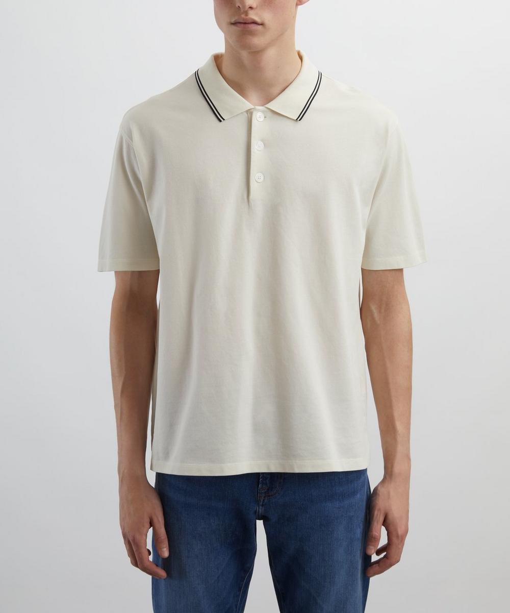 Liberty London Frame Light Pique Short-Sleeve Polo