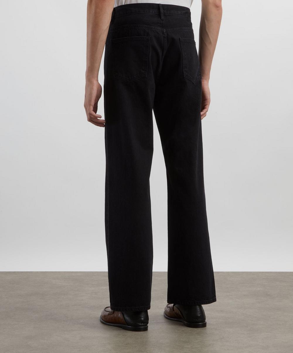 Liberty London Frame Relaxed Wide Jeans In Rewind