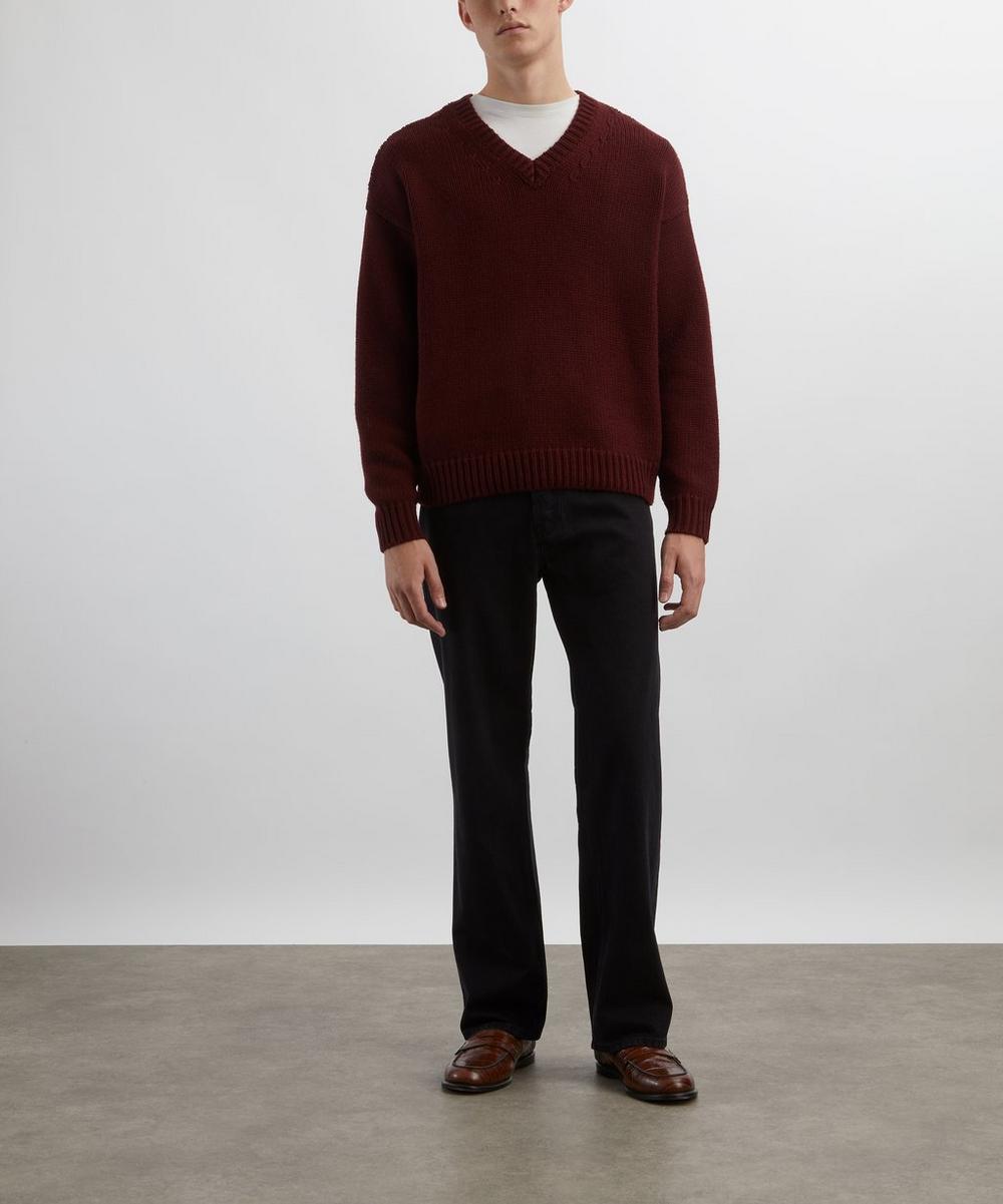 Liberty London Frame Relaxed Wide Jeans In Rewind