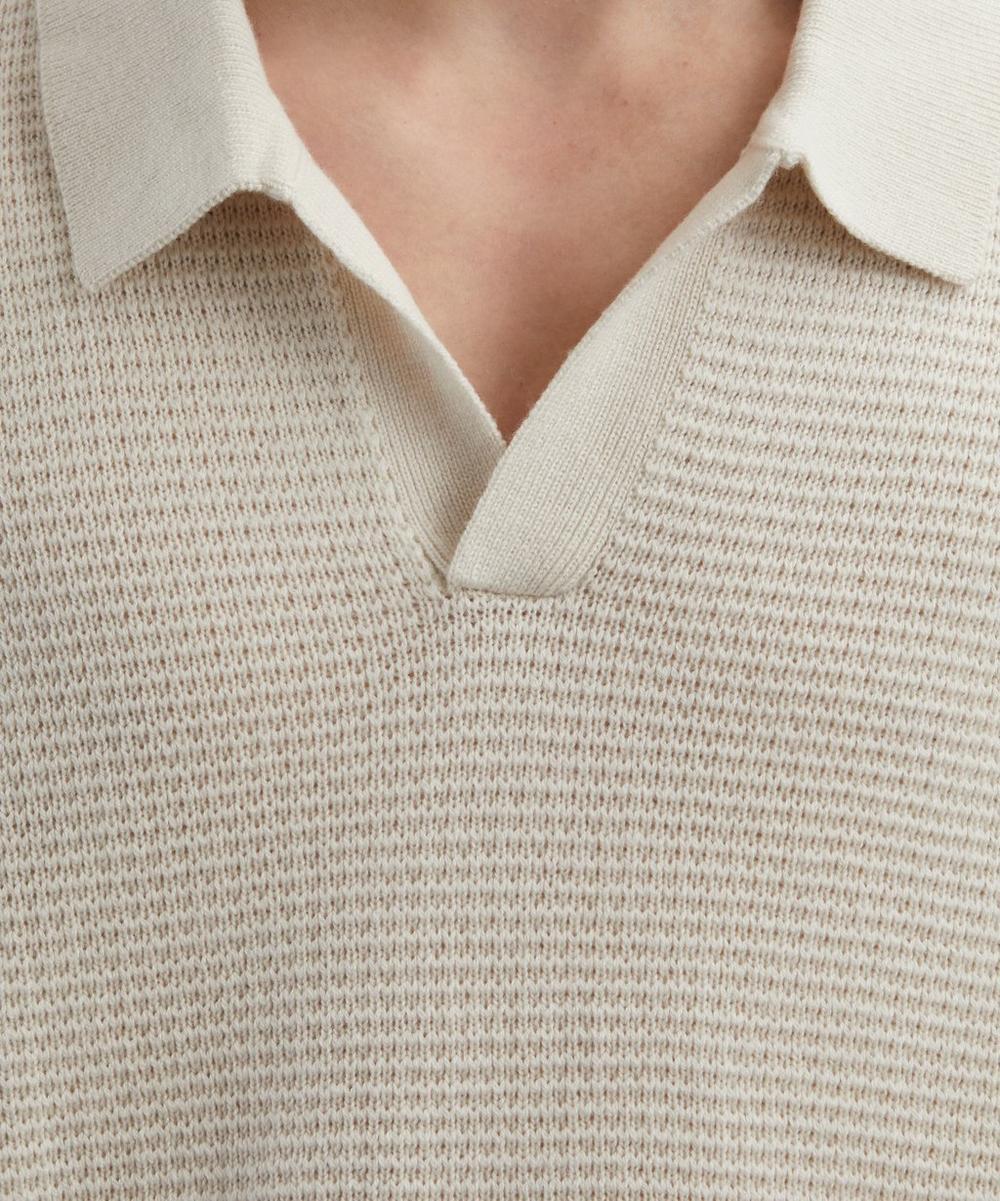 Liberty London Frame Textured Wool-Cashmere Jumper