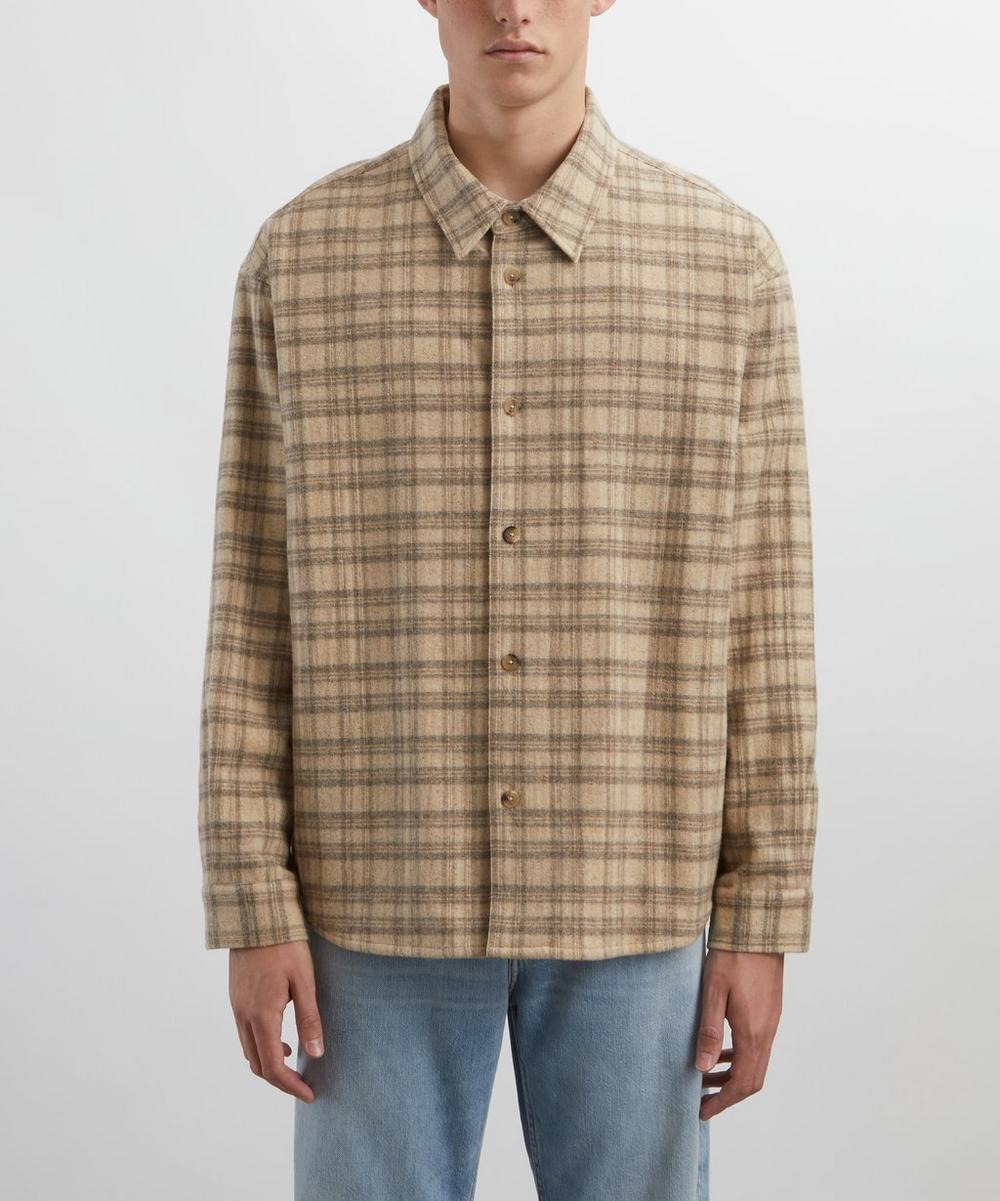 Liberty London Frame Woollen Plaid Overshirt