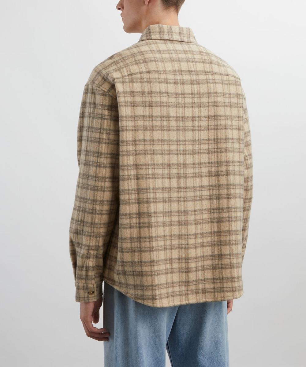 Liberty London Frame Woollen Plaid Overshirt