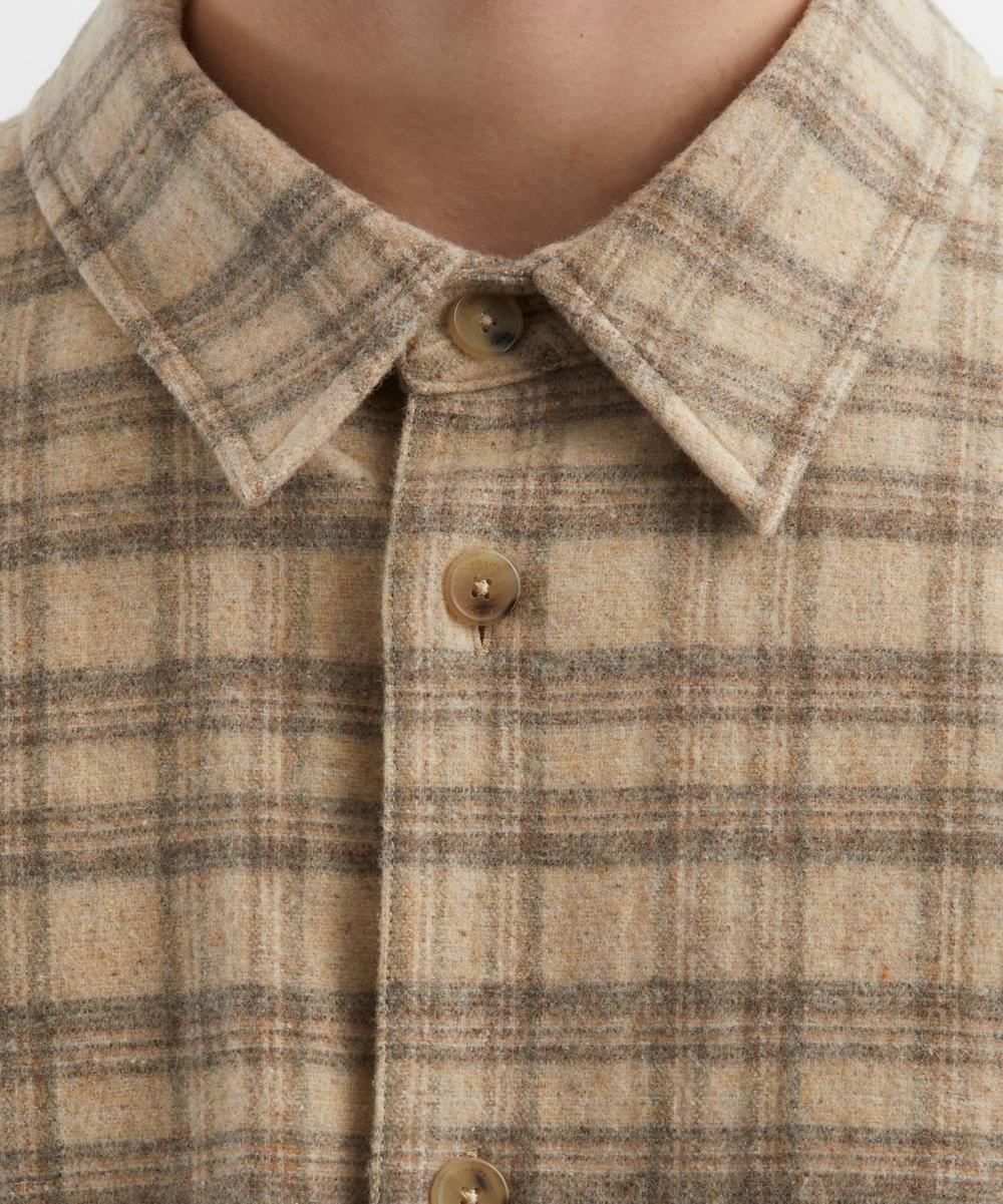 Liberty London Frame Woollen Plaid Overshirt