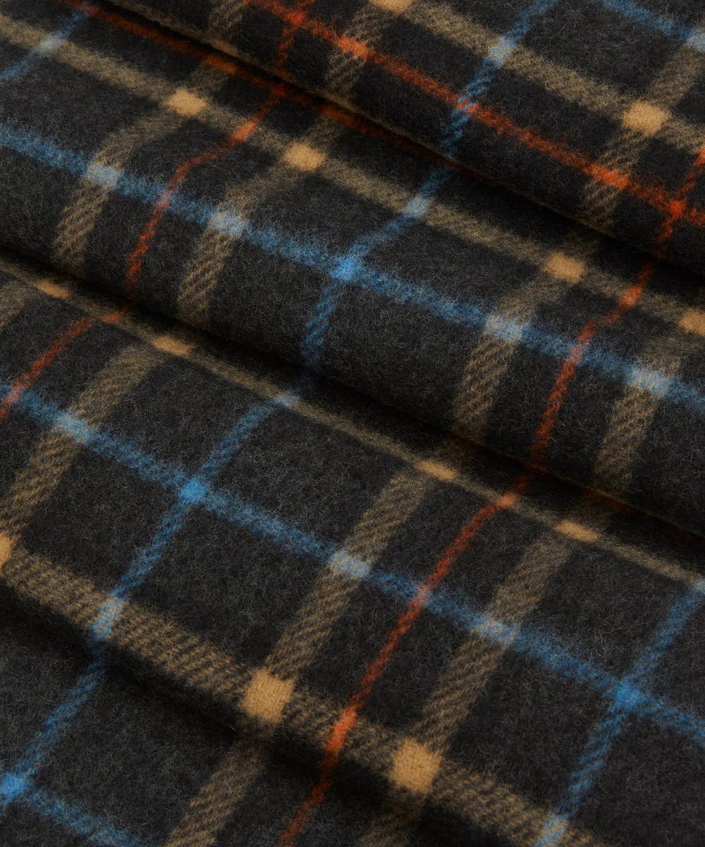 Liberty London Ganni Double Face Wool Check Scarf