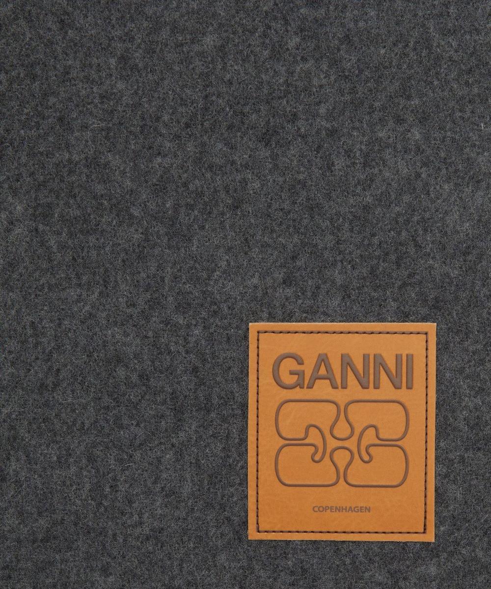 Liberty London Ganni Double Face Wool Scarf