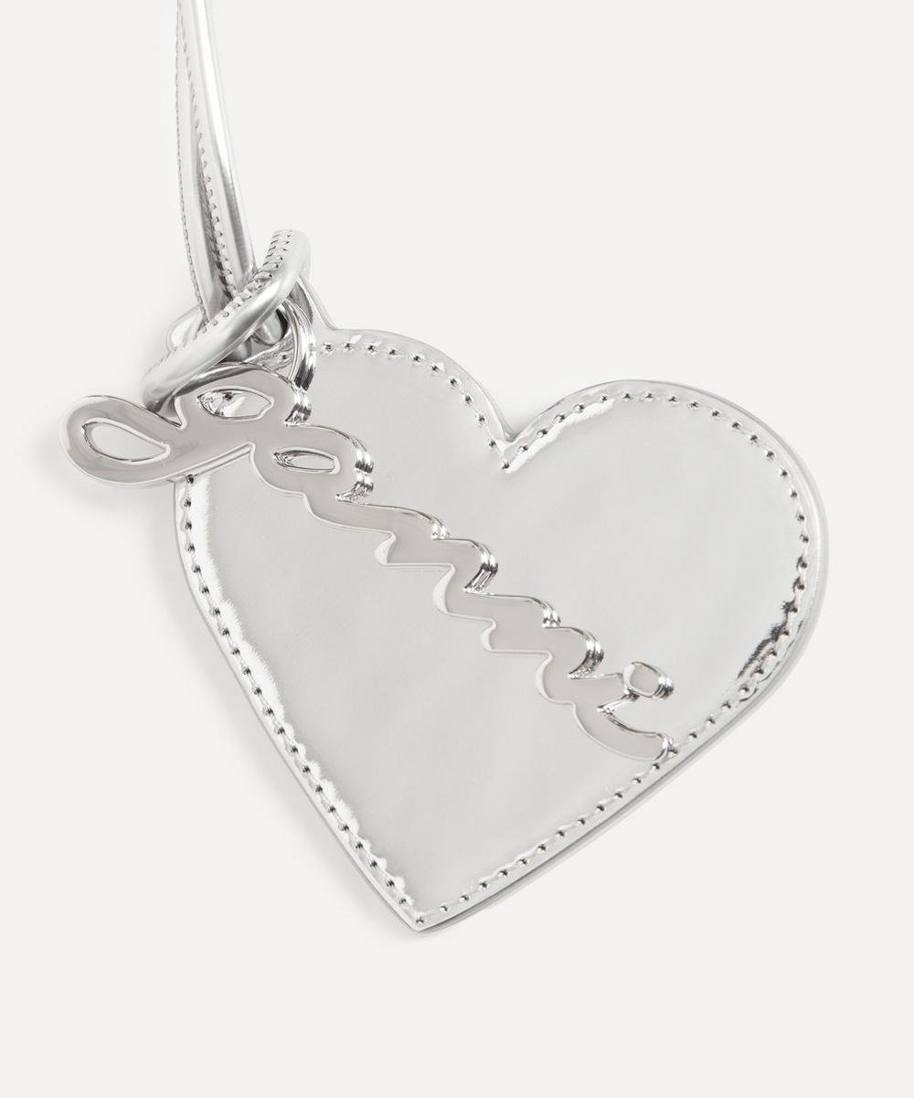 Liberty London Ganni Silver Bou Heart Mirror Charm