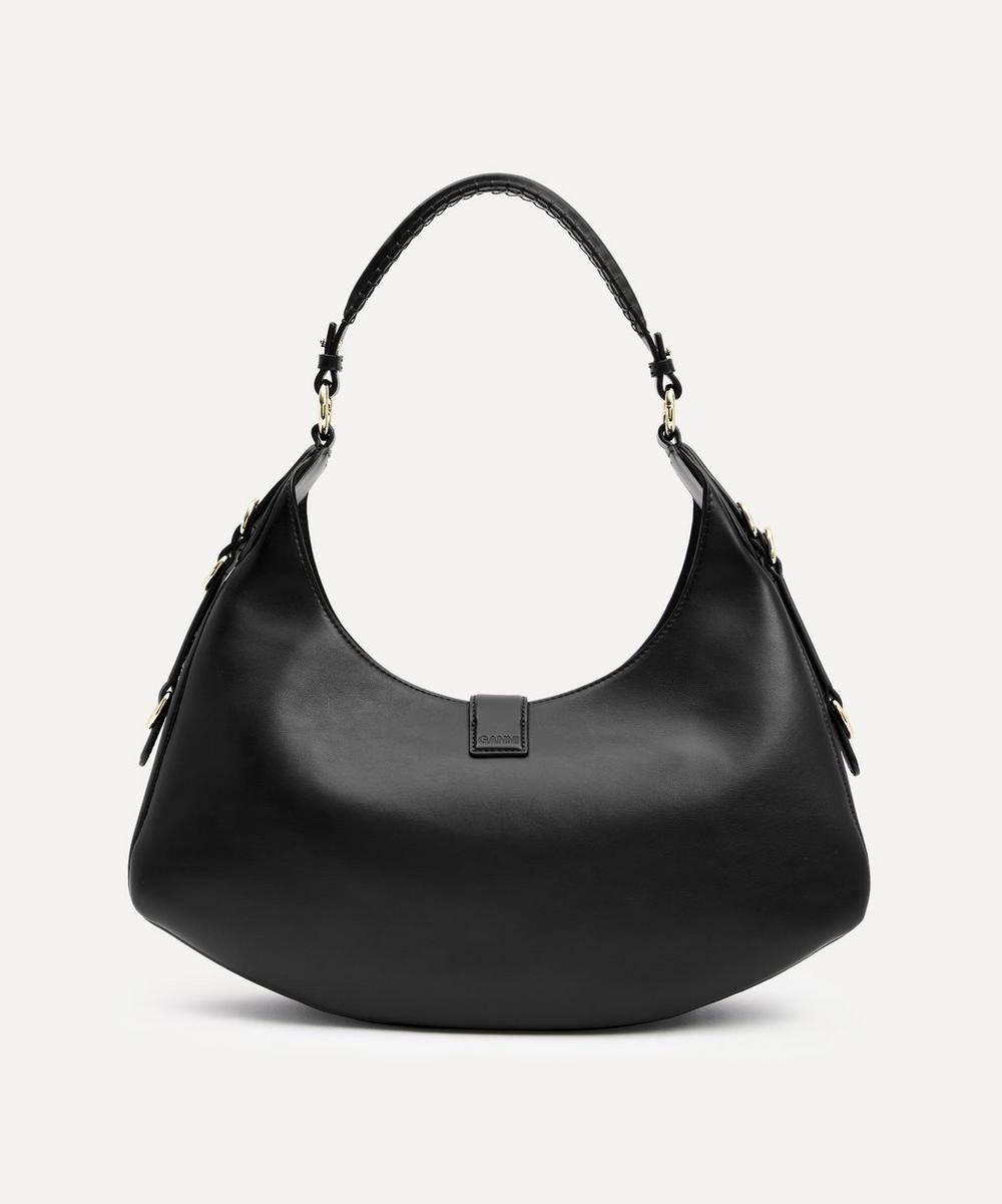 Liberty London Ganni Small Black Kat Shoulder Bag