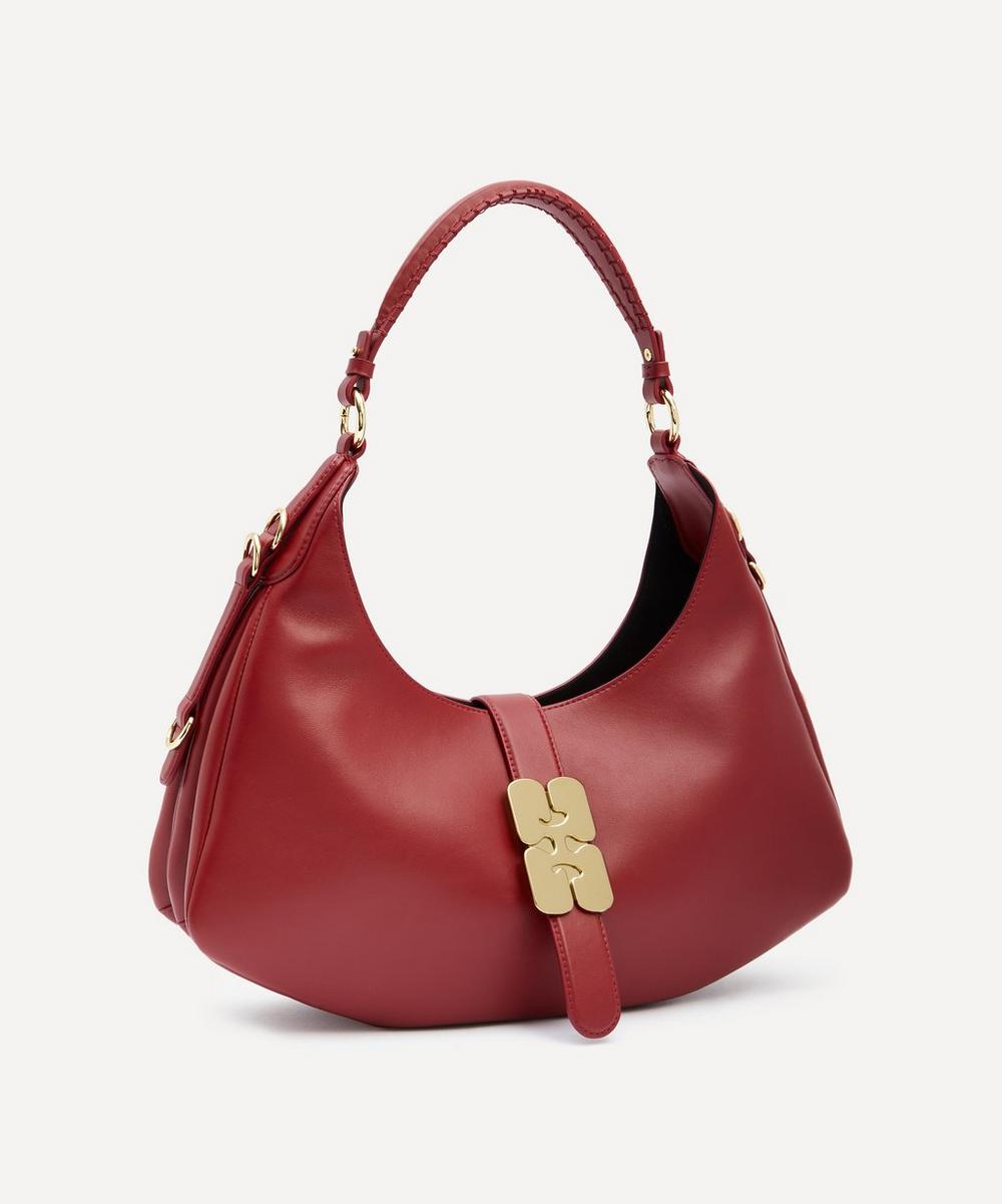 Liberty London Ganni Small Red Kat Shoulder Bag
