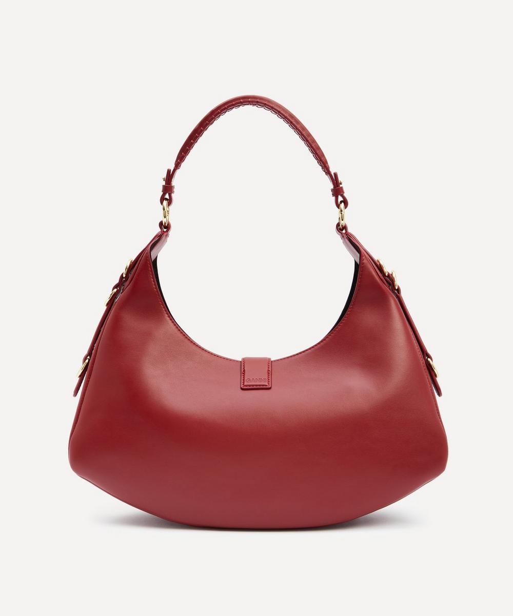 Liberty London Ganni Small Red Kat Shoulder Bag