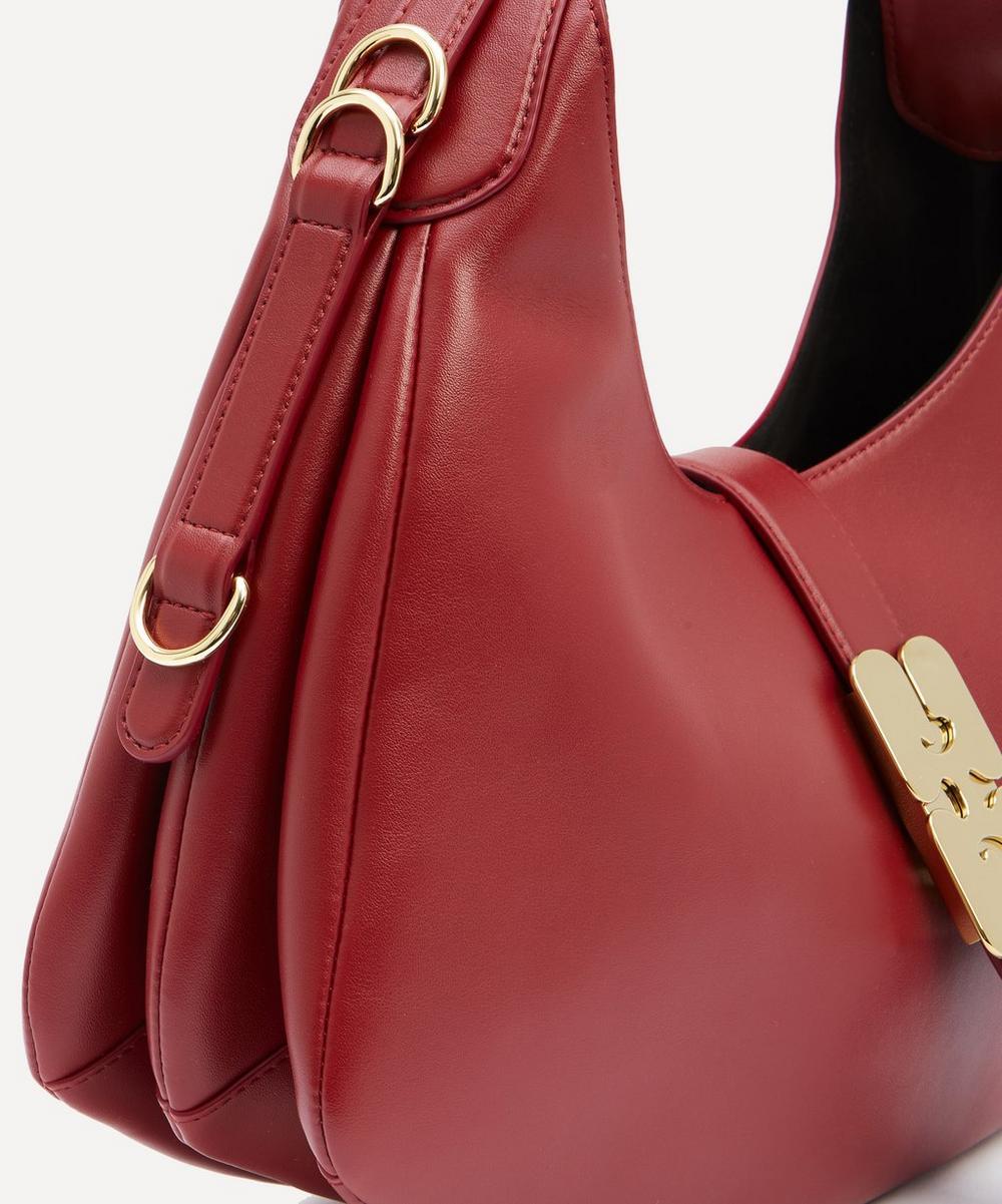 Liberty London Ganni Small Red Kat Shoulder Bag