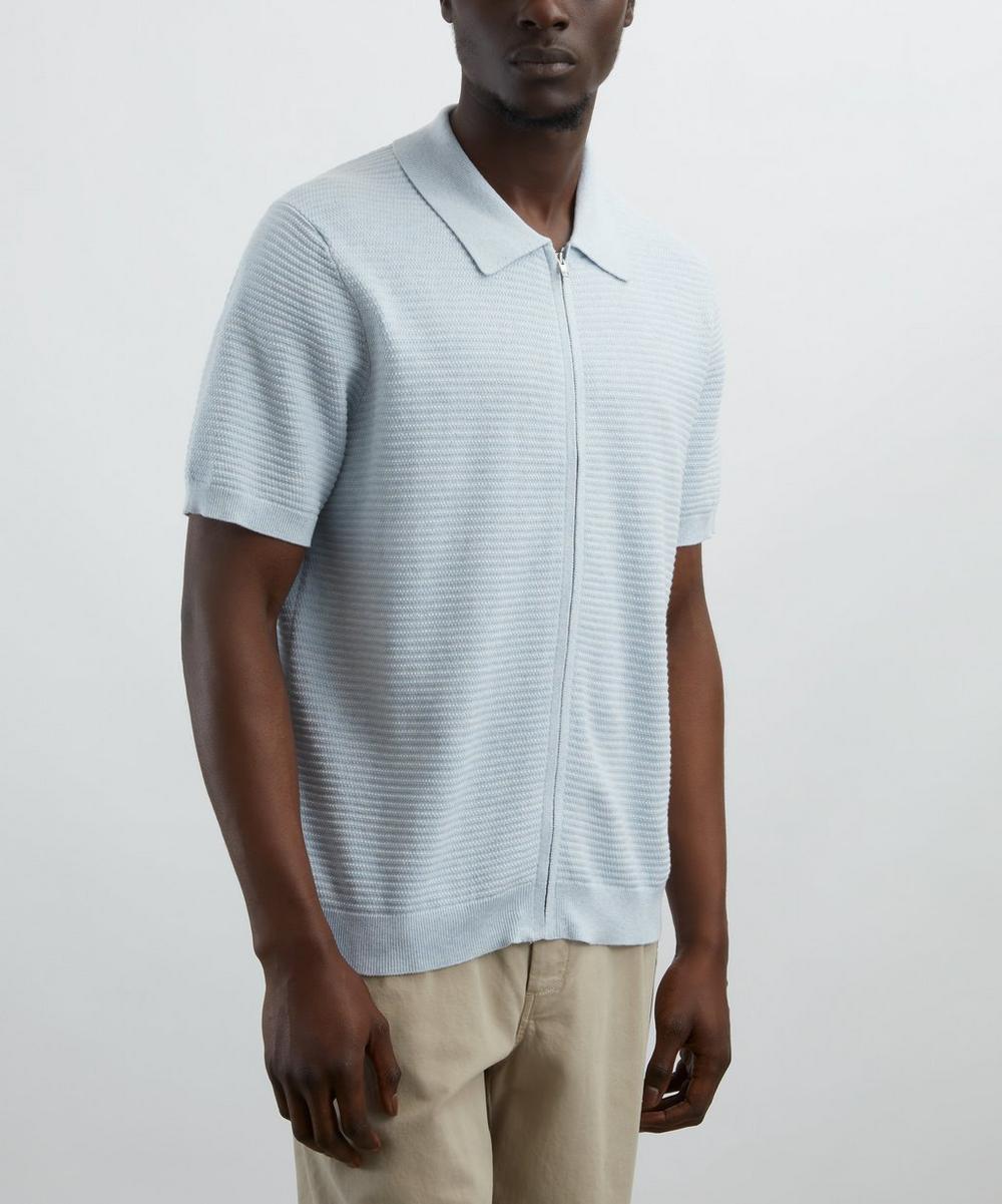 Liberty London Gustav Horizontal Cotton Polo