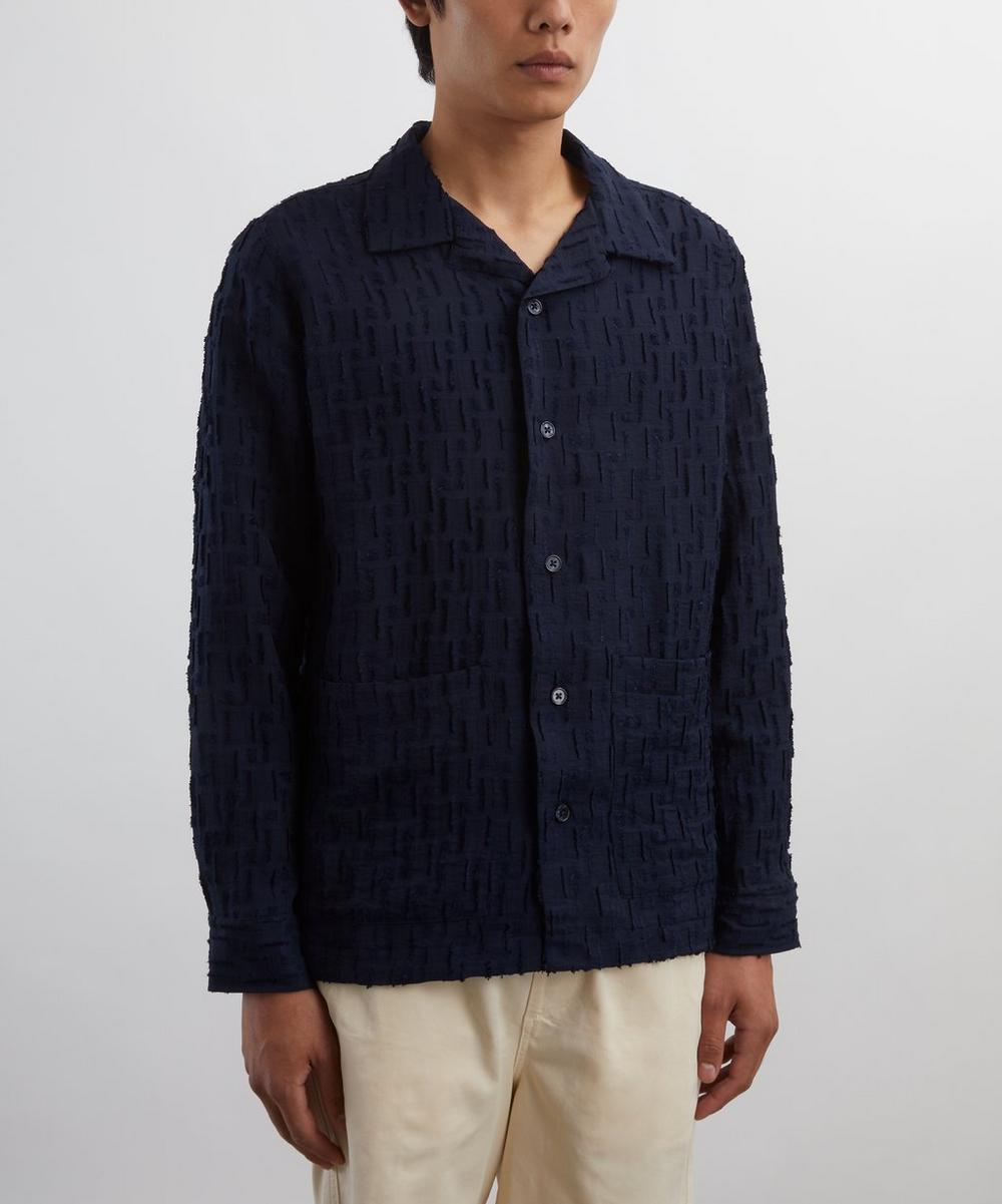 Liberty London Hank Fil-Coupé Jacquard Overshirt