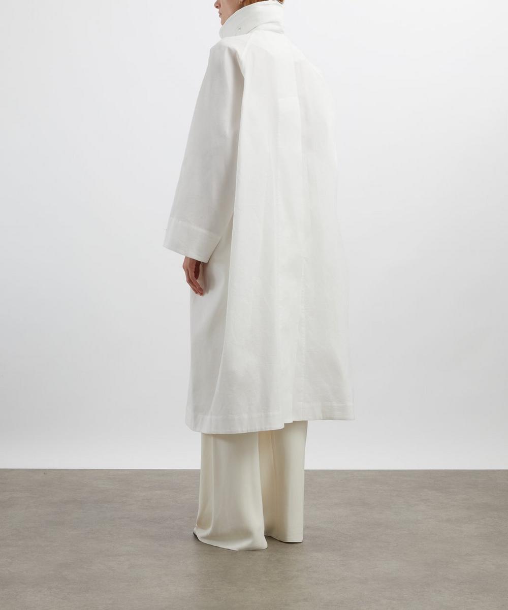 Liberty London Issey Miyake PEEKABO White Coat