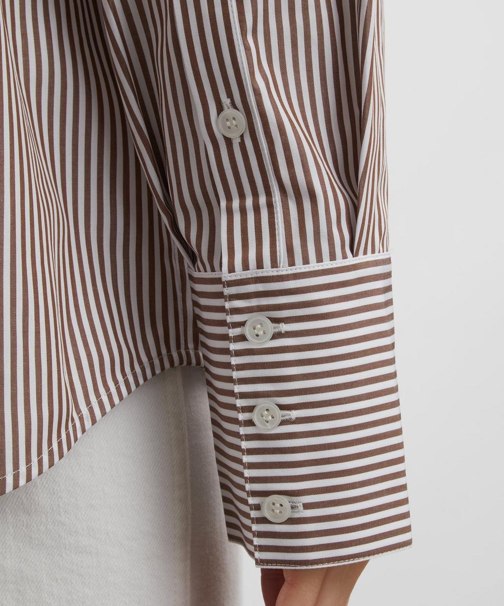 Liberty London Ivy Oak Eve Brown Stripe Shirt