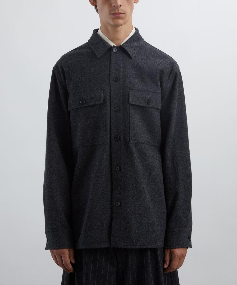 Liberty London Jil Sander Wool Shirt Jacket
