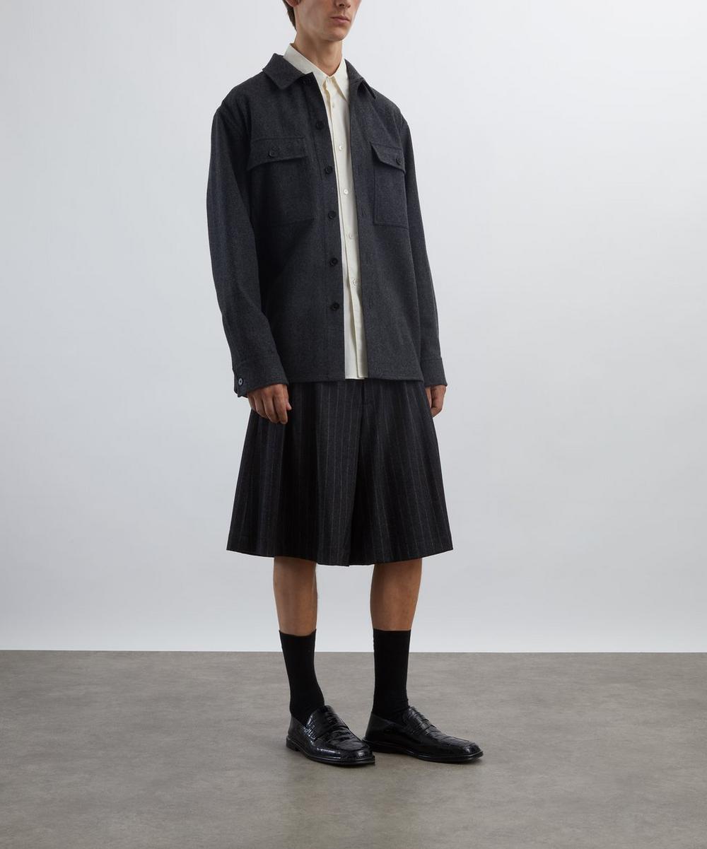 liberty london Jil Sander Wool Shirt Jacket