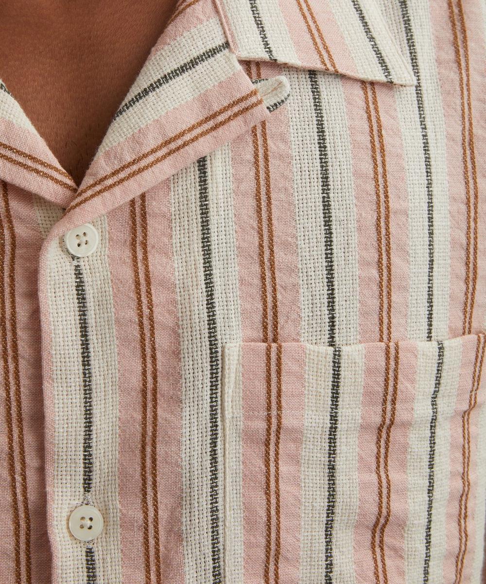 Liberty London Julio Striped Linen-Blend Shirt