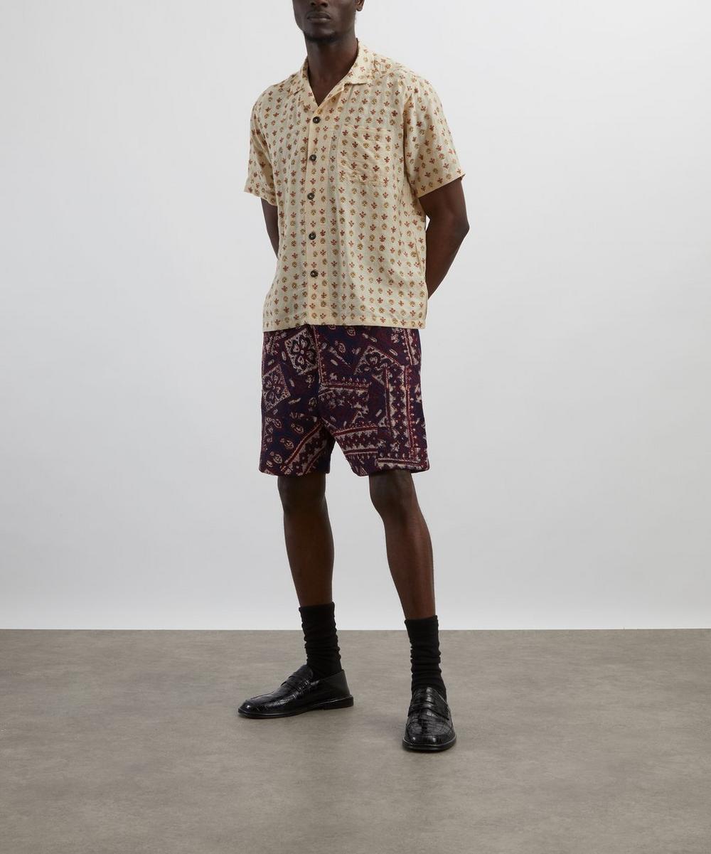 liberty london Kartik Research Silk Camp Shirt