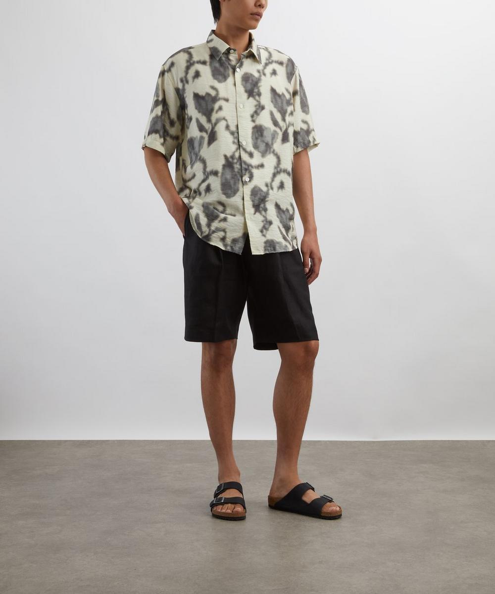 liberty london Kay Relaxed Fit Linen Shorts