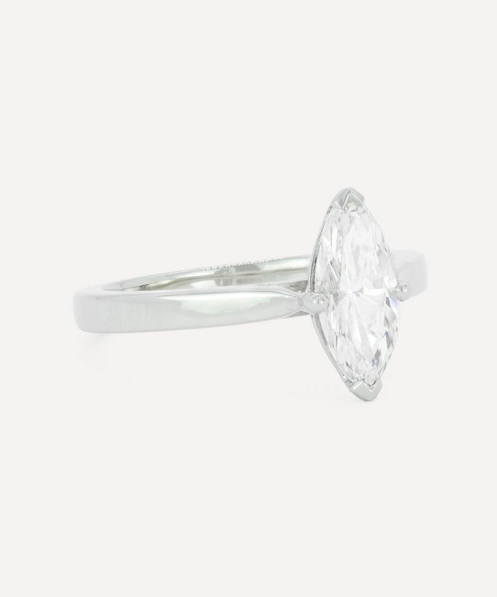 liberty london Kojis Platinum Diamond Ring