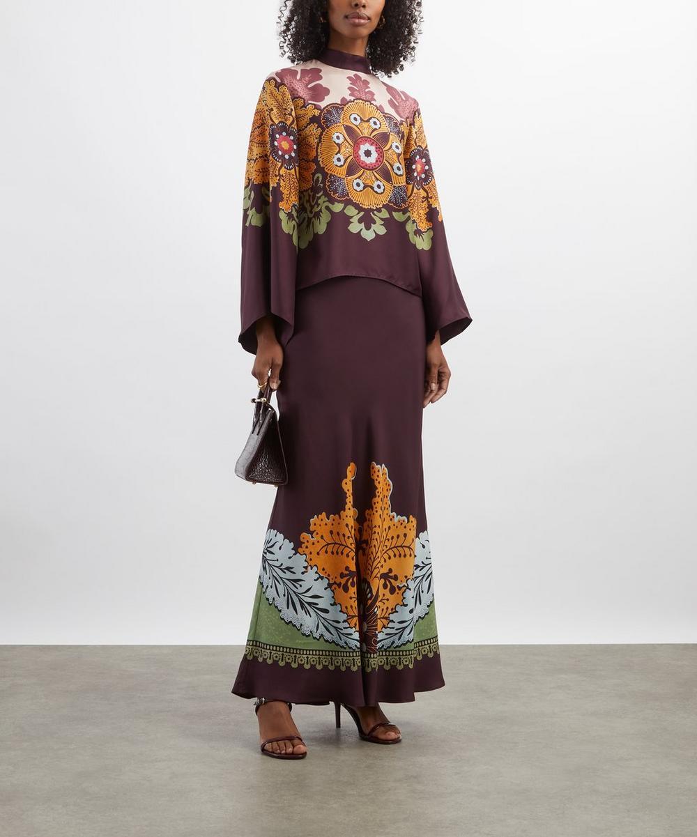 liberty london La DoubleJ Make An Exit Silk Top