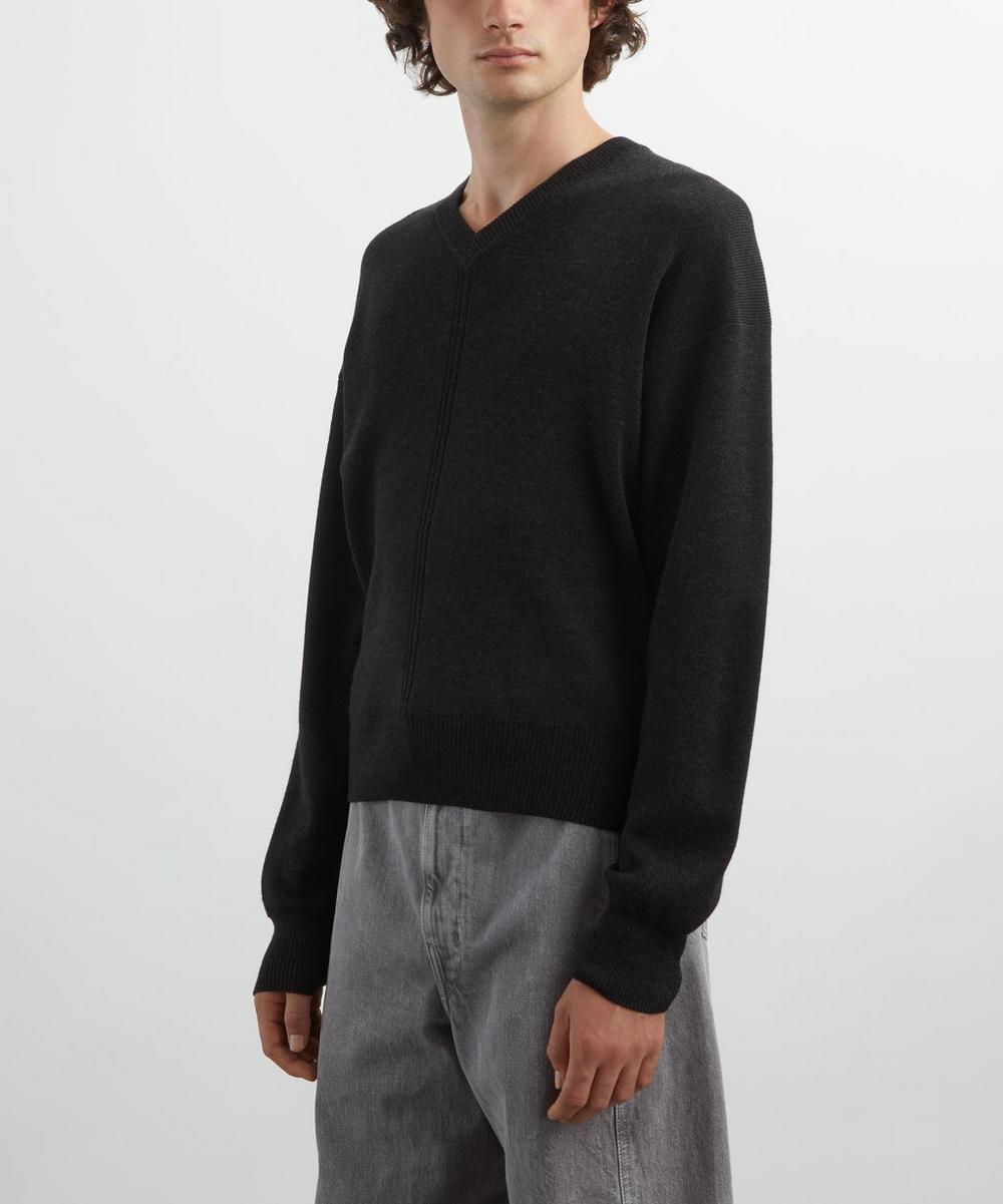 Liberty London Lemaire Boxy V-Neck Jumper