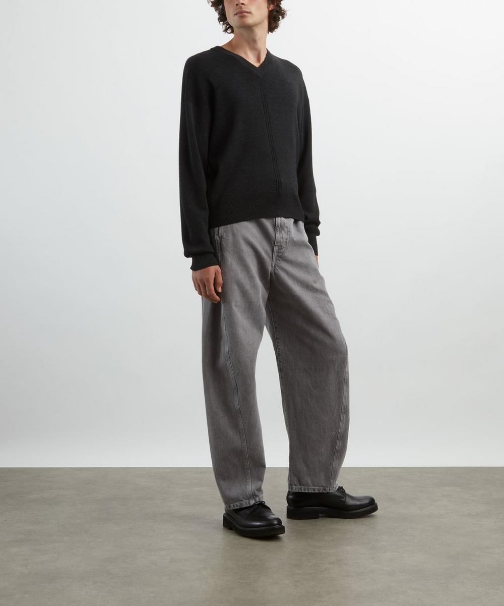 liberty london Lemaire Boxy V-Neck Jumper