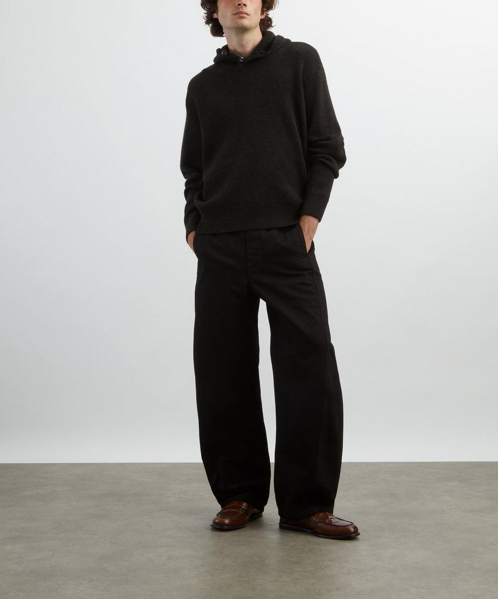 liberty london Lemaire Hooded Alpaca-Wool Jumper