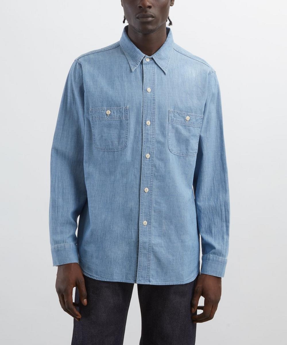 Liberty London Levi's Light Wash Work Shirt