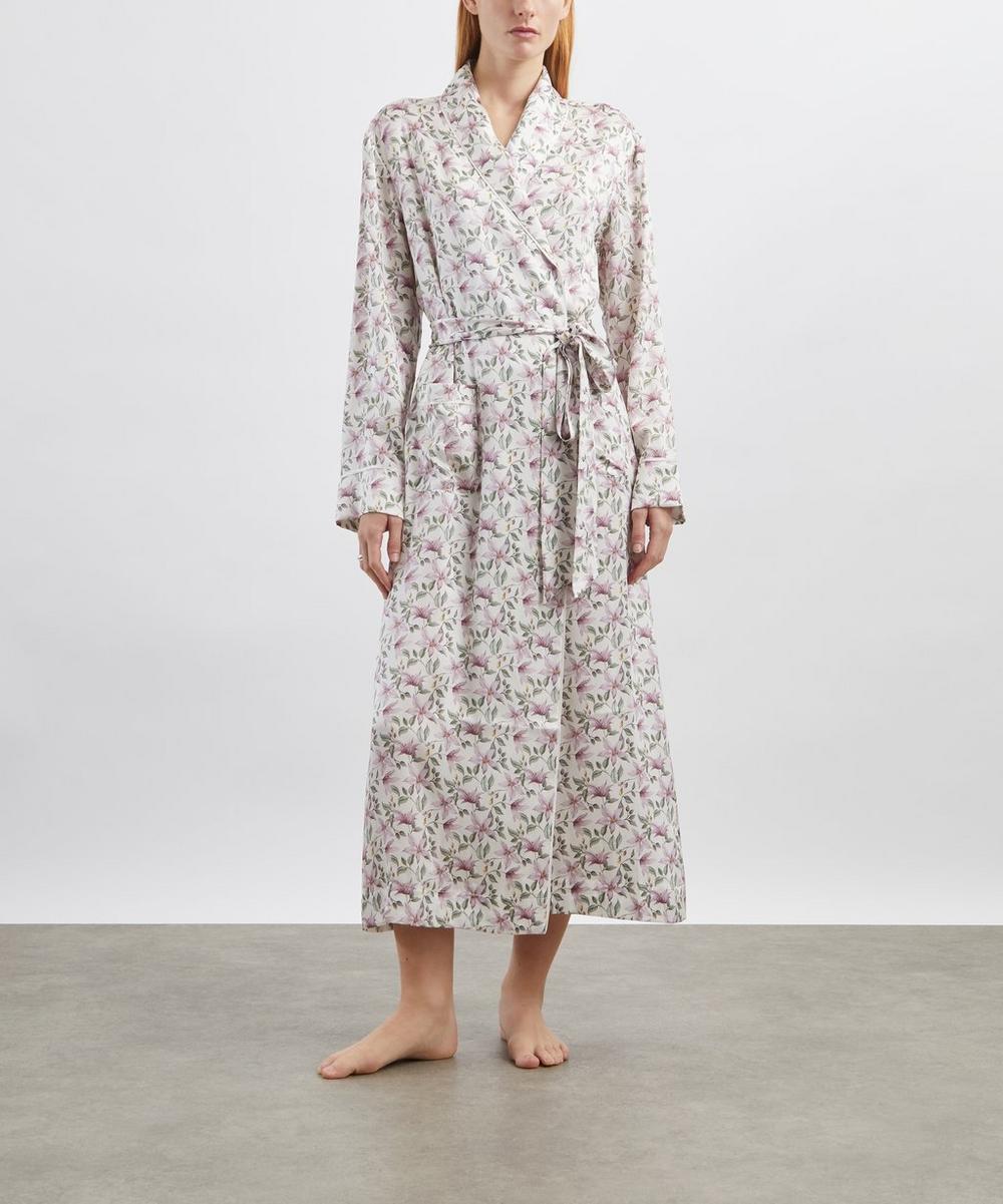 Liberty London Liberty Ava Fleur Silk-Satin Robe