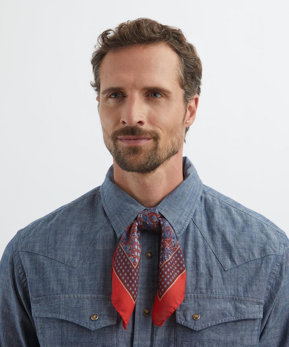 liberty london Liberty Gabriel Paisley 65X65 Scarf