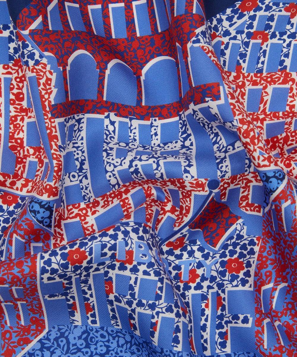 Liberty London Liberty Tudor Silk Pocket Square